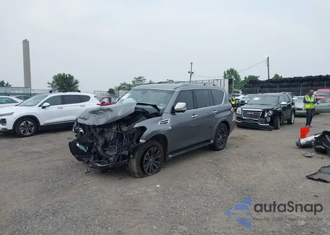 2017 Nissan Armada Platinum from USA, damaged, VIN JN8AY2NC8H9511317